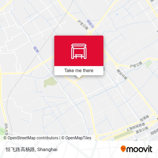 恒飞路高杨路 map