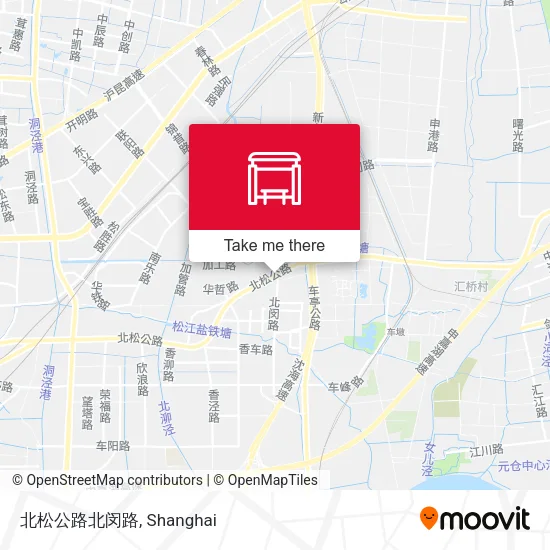 北松公路北闵路 map