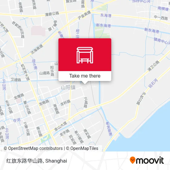 红旗东路华山路 map
