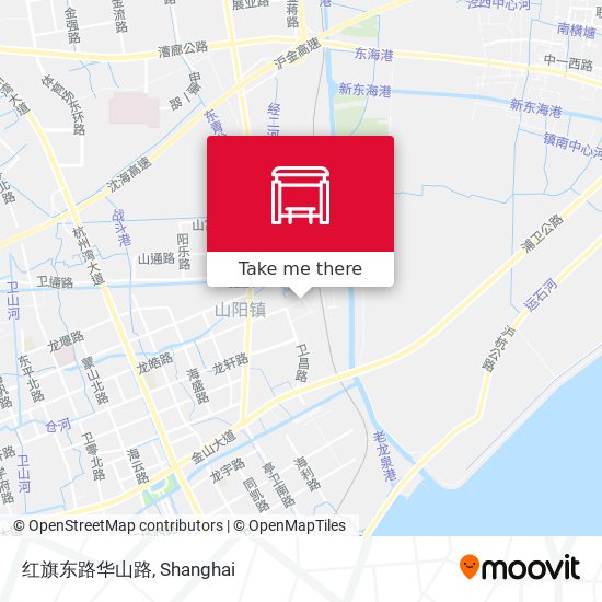 红旗东路华山路 map