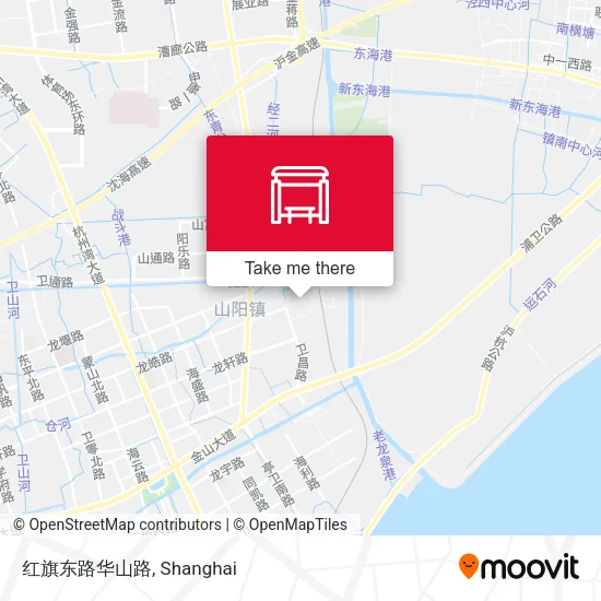 红旗东路华山路 map