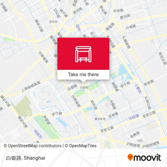 白银路 map