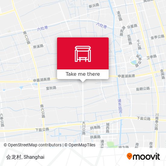会龙村 map