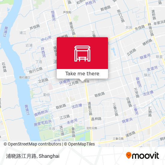 浦晓路江月路 map