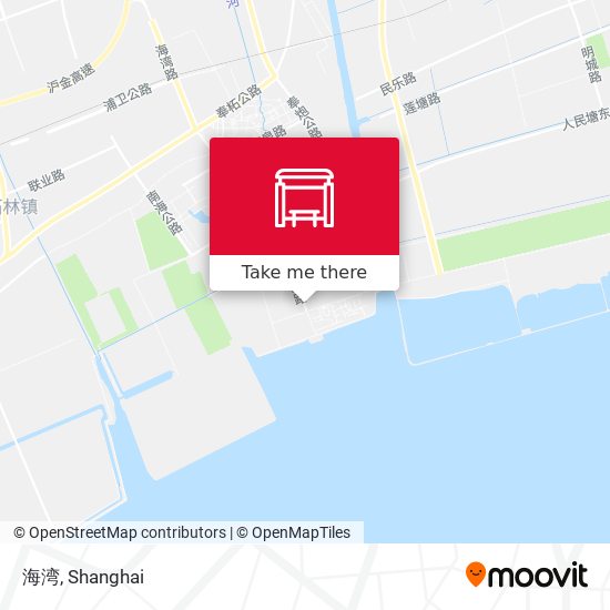 海湾 map