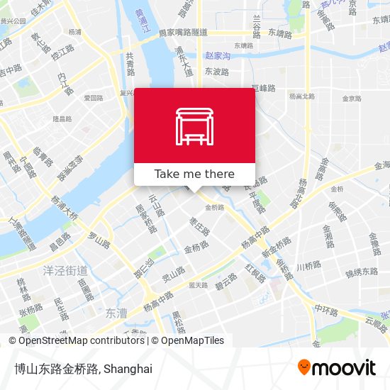 博山东路金桥路 map