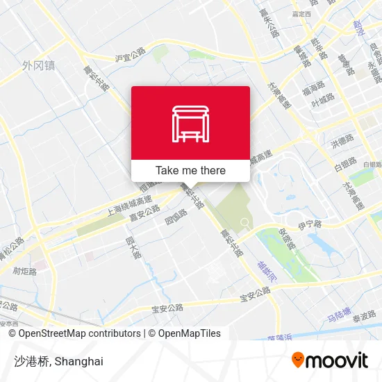 沙港桥 map