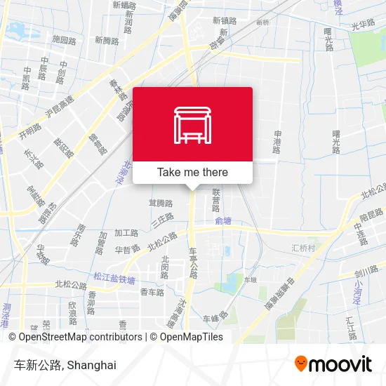 车新公路 map