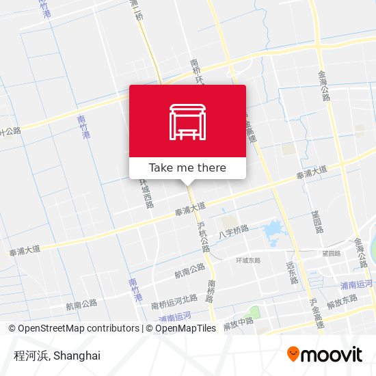 程河浜 map