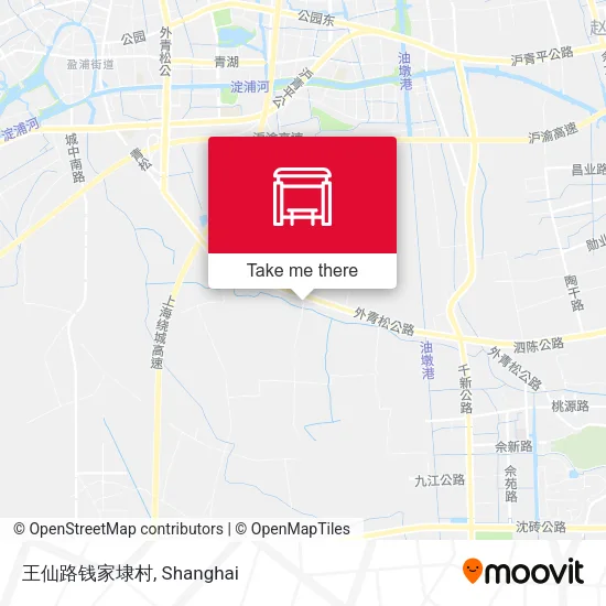王仙路钱家埭村 map