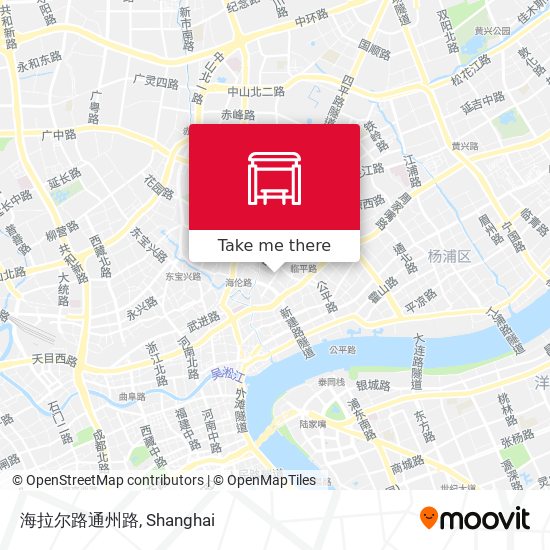 海拉尔路通州路 map