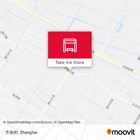 齐南村 map