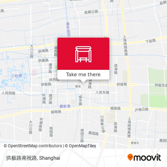 拱极路南祝路 map