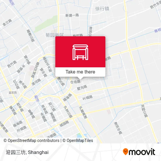 迎园三坊 map