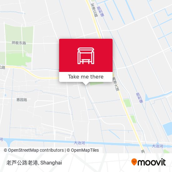 老芦公路老港 map