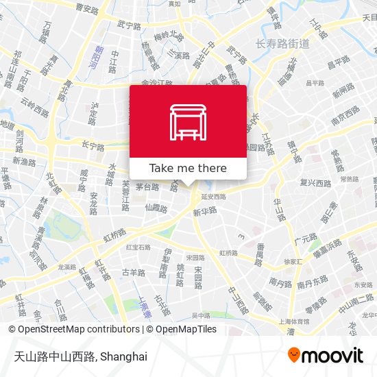 天山路中山西路 map
