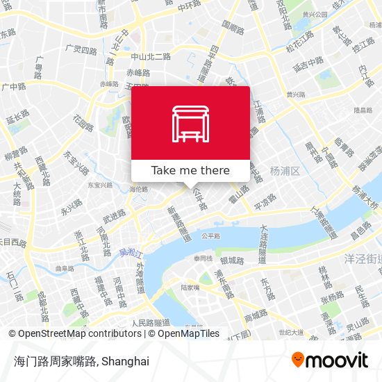 海门路周家嘴路 map