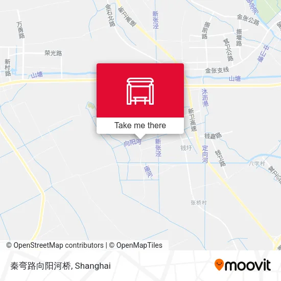 秦弯路向阳河桥 map
