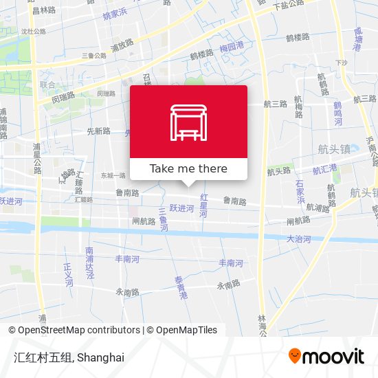 汇红村五组 map