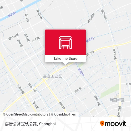 嘉唐公路宝钱公路 map