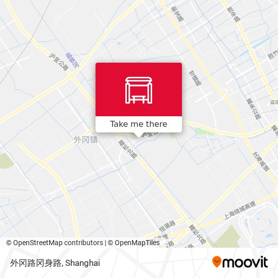 外冈路冈身路 map