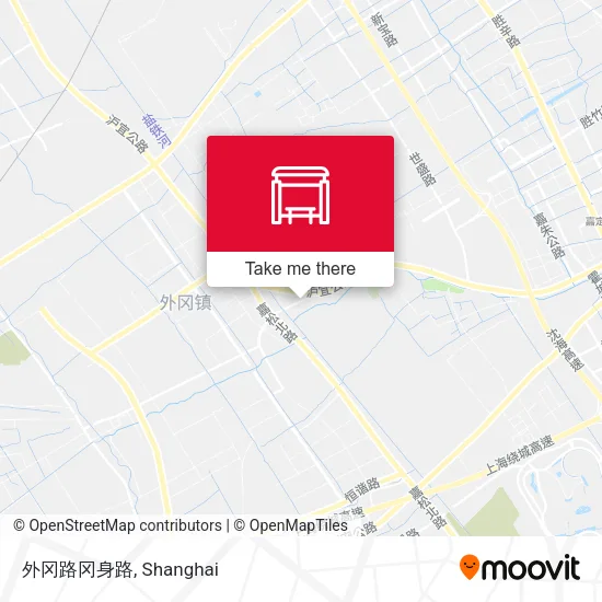 外冈路冈身路 map