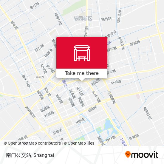 南门公交站 map