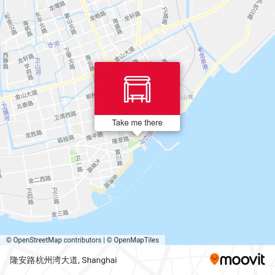 隆安路杭州湾大道 map