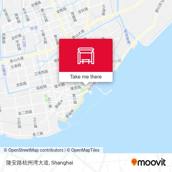 隆安路杭州湾大道 map