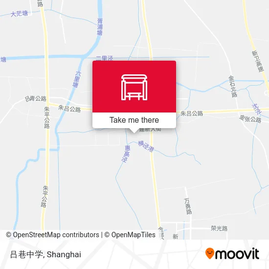 吕巷中学 map