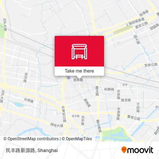 民丰路新源路 map
