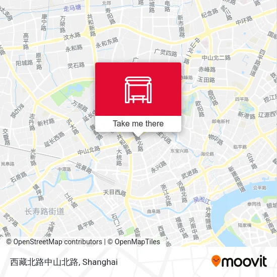 西藏北路中山北路 map