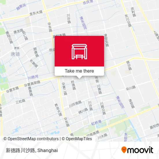 新德路川沙路 map