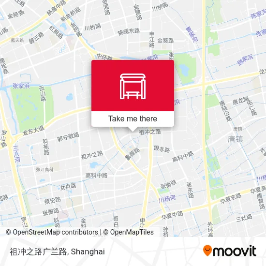 祖冲之路广兰路 map