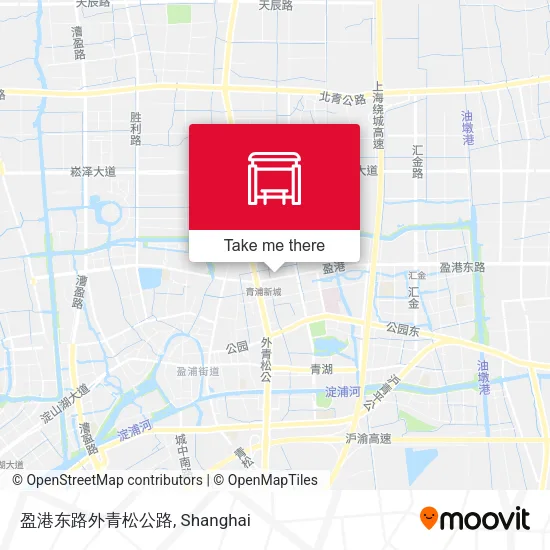 盈港东路外青松公路 map