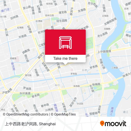 上中西路老沪闵路 map