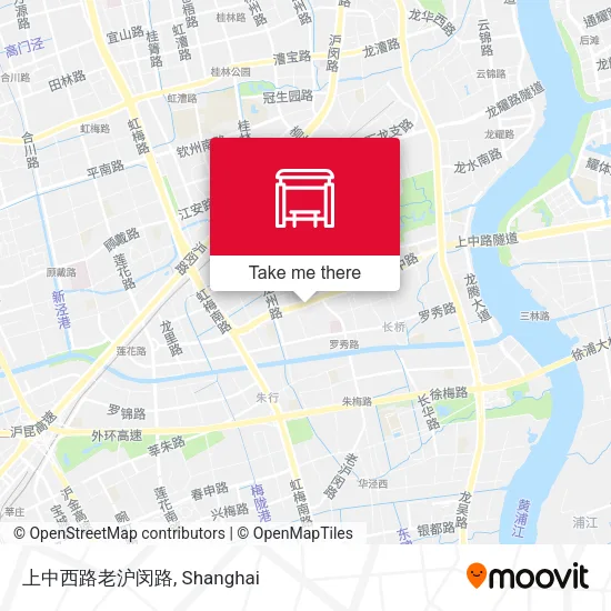 上中西路老沪闵路 map