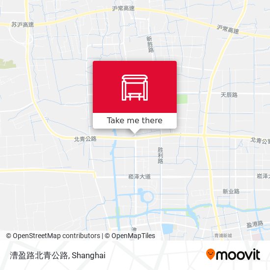 漕盈路北青公路 map