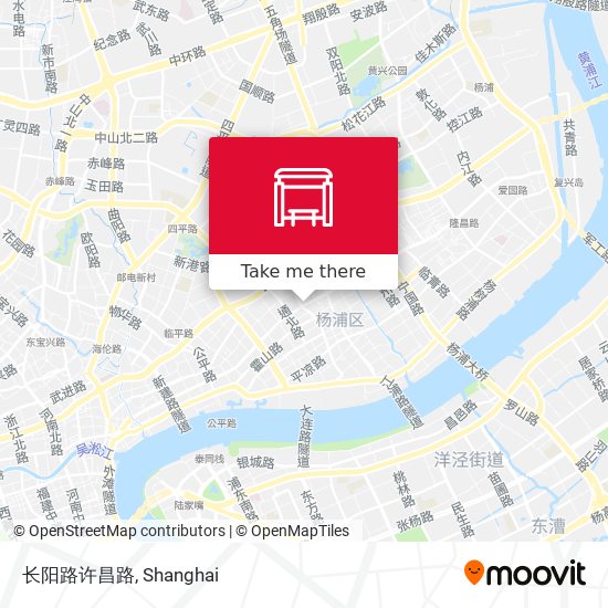 长阳路许昌路 map