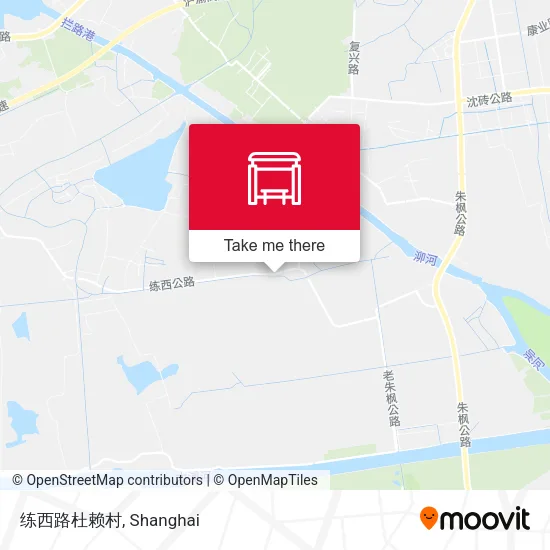 练西路杜赖村 map