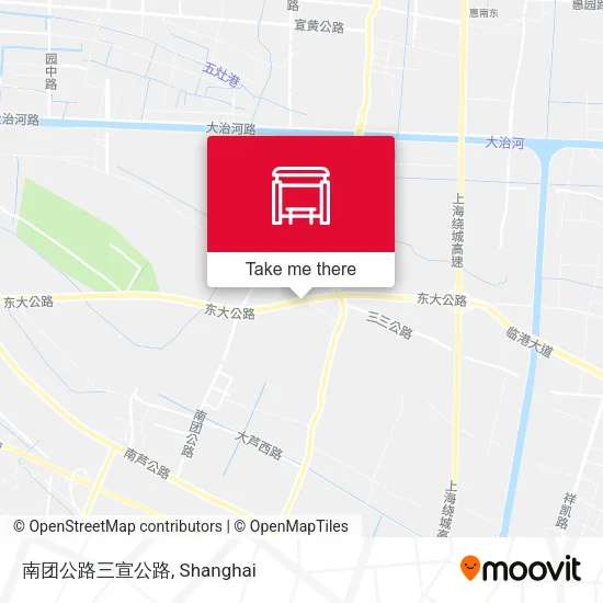 南团公路三宣公路 map