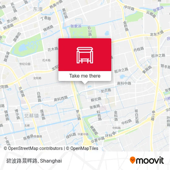 碧波路晨晖路 map