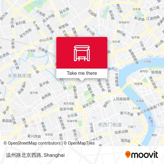 温州路北京西路 map