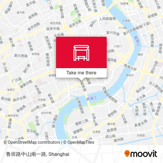 鲁班路中山南一路 map