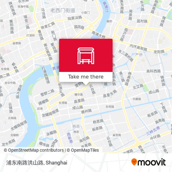 浦东南路洪山路 map