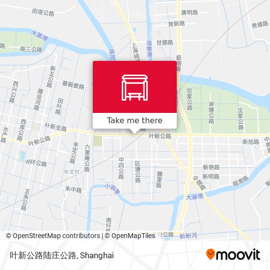 叶新公路陆庄公路 map