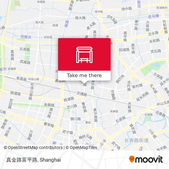 真金路富平路 map