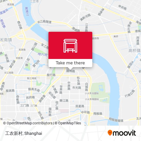 工农新村 map