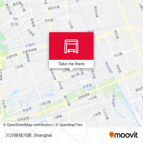 川沙路锦川路 map