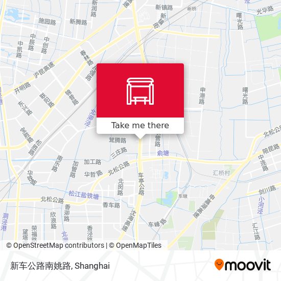 新车公路南姚路 map